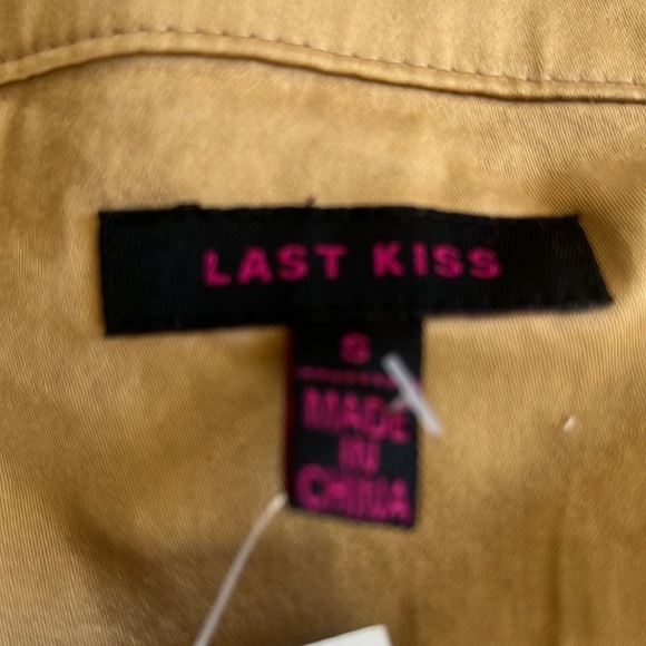 Khaki Ruffle Cropped Jacket - Picture 9 of 9